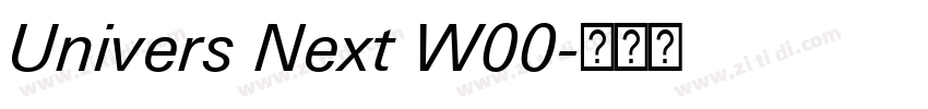 Univers Next W00字体转换